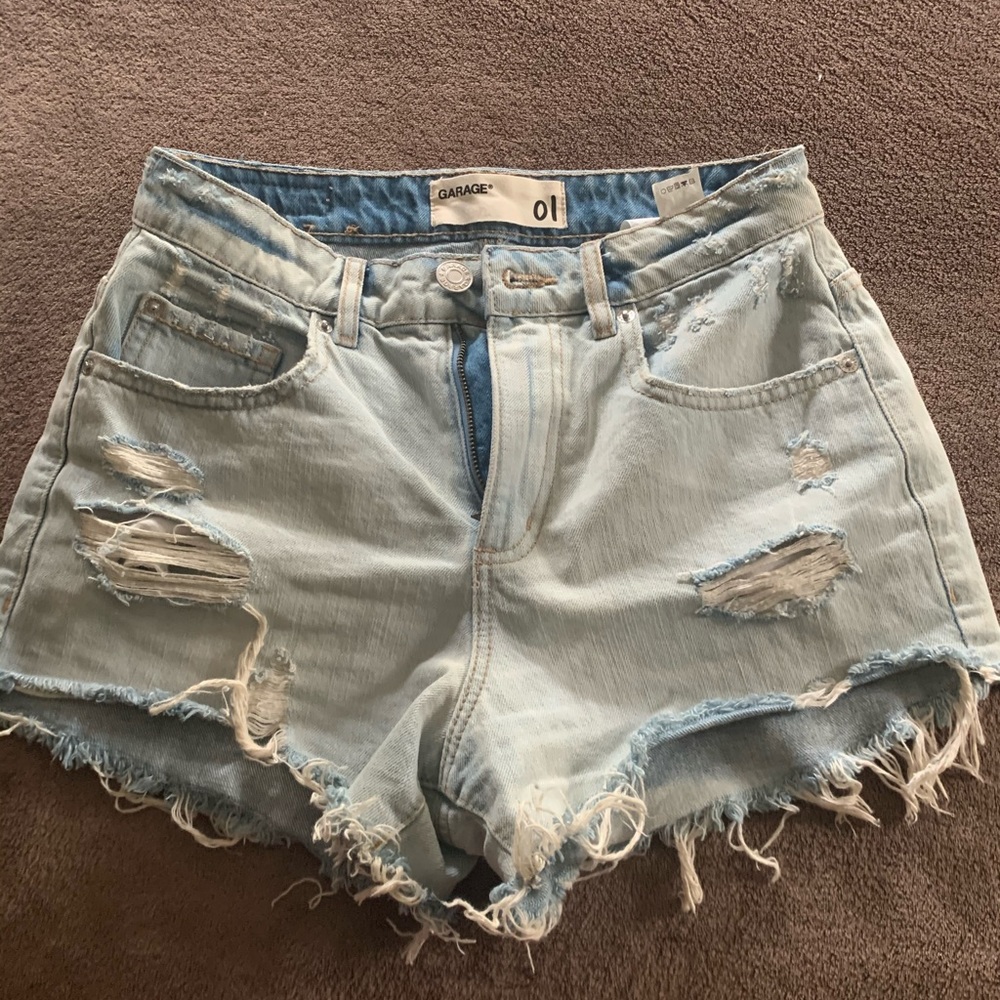 Garage HI-Rise Festival jean shorts